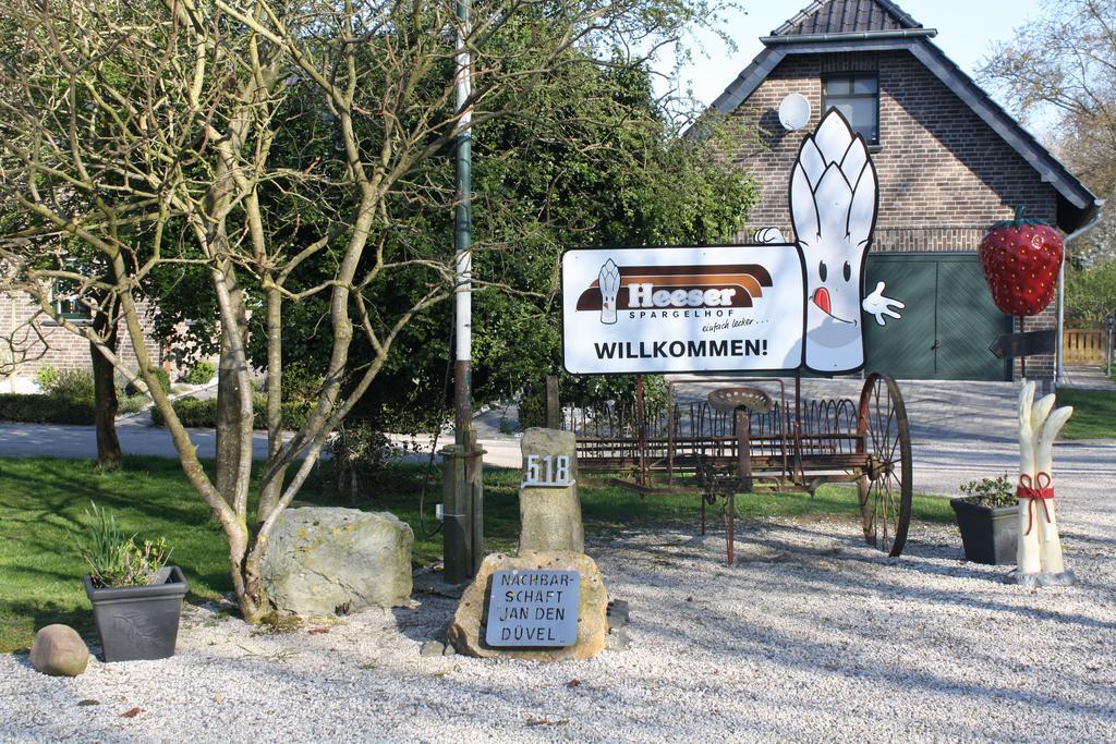 Heeser Spargelhof Ferienwohnung Landblick Weeze Chambre photo
