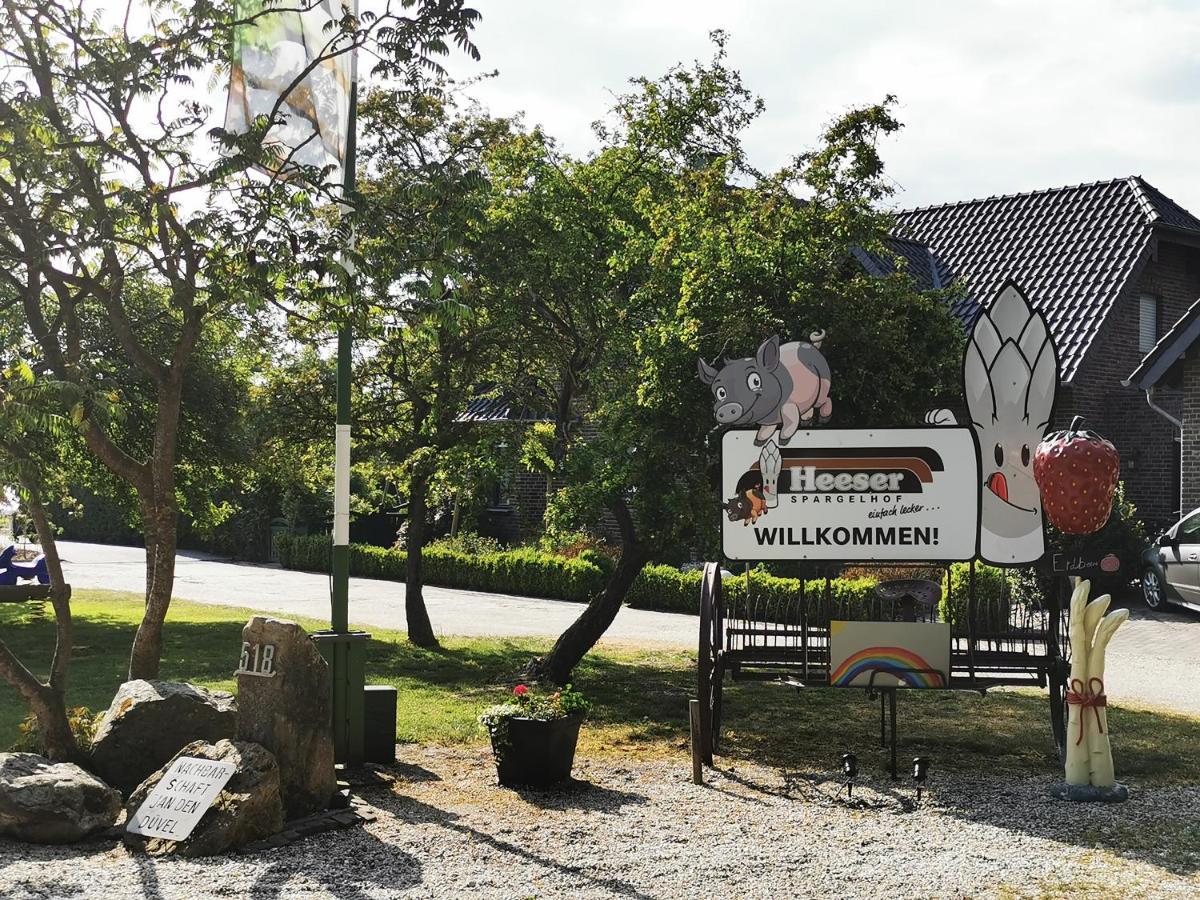 Heeser Spargelhof Ferienwohnung Landblick Weeze Extérieur photo